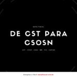Conversão de CST para CSOSN