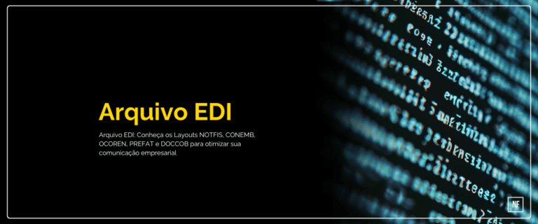 Representação gráfica do processo de Intercâmbio Eletrônico de Dados (EDI), destacando layouts como NOTFIS, CONEMB, OCOREN, PREFAT e DOCCOB