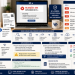 Imagem destacada sobre erros NF-e, rejeições, códigos de retorno, duplicidade, XML, certificado digital, CFOP, CST, CSOSN, contingência, DANFE e SPED