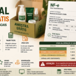 Imagem destacada sobre nota fiscal de amostra grátis com CFOP 5.911 e 6.911, ICMS isento, IPI, valor fiscal, XML, DANFE, SPED e EFD-Contribuições