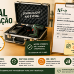 Imagem destacada sobre nota fiscal de demonstração com CFOP 5.912 e 6.912, prazo de 60 dias, retorno com CFOP 5.913 e 6.913, suspensão do ICMS, XML, DANFE e SPED Fiscal