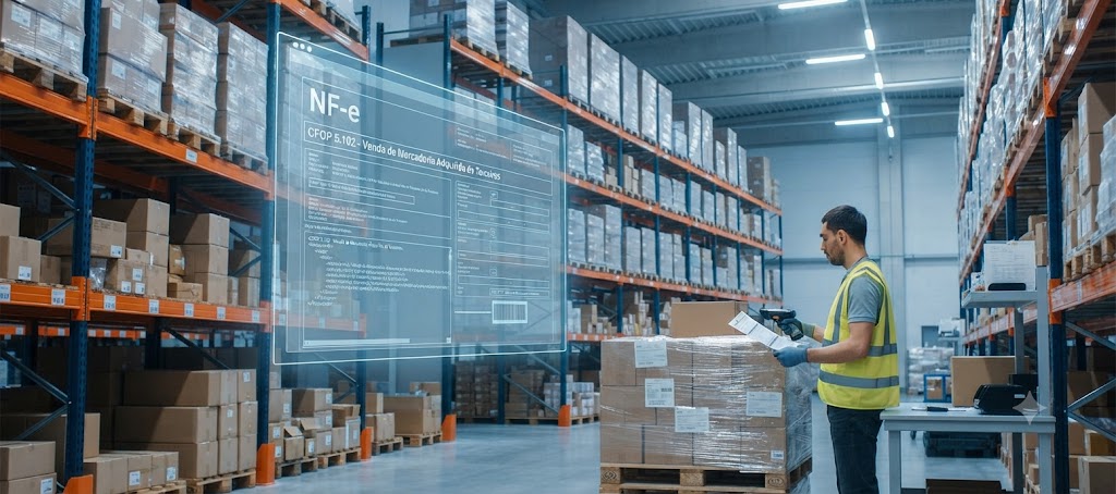 CFOP 5.102 venda interna de mercadoria adquirida de terceiros